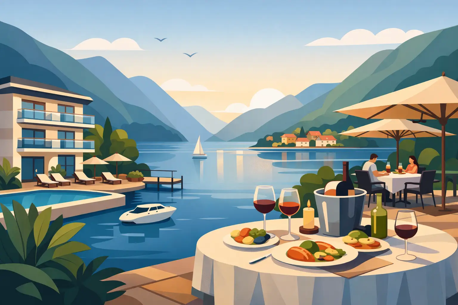 Hotel sul lago d'Iseo con ristorante: cosa scegliere