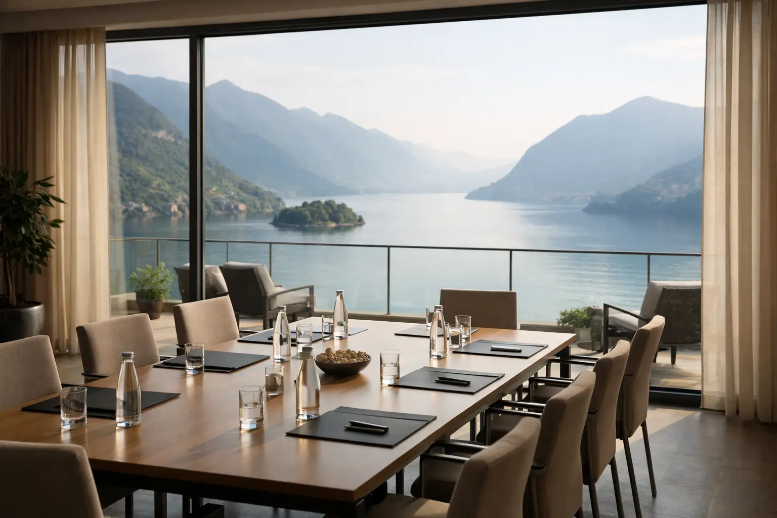 Meeting Room Hotel Lake Iseo for Calm Events
