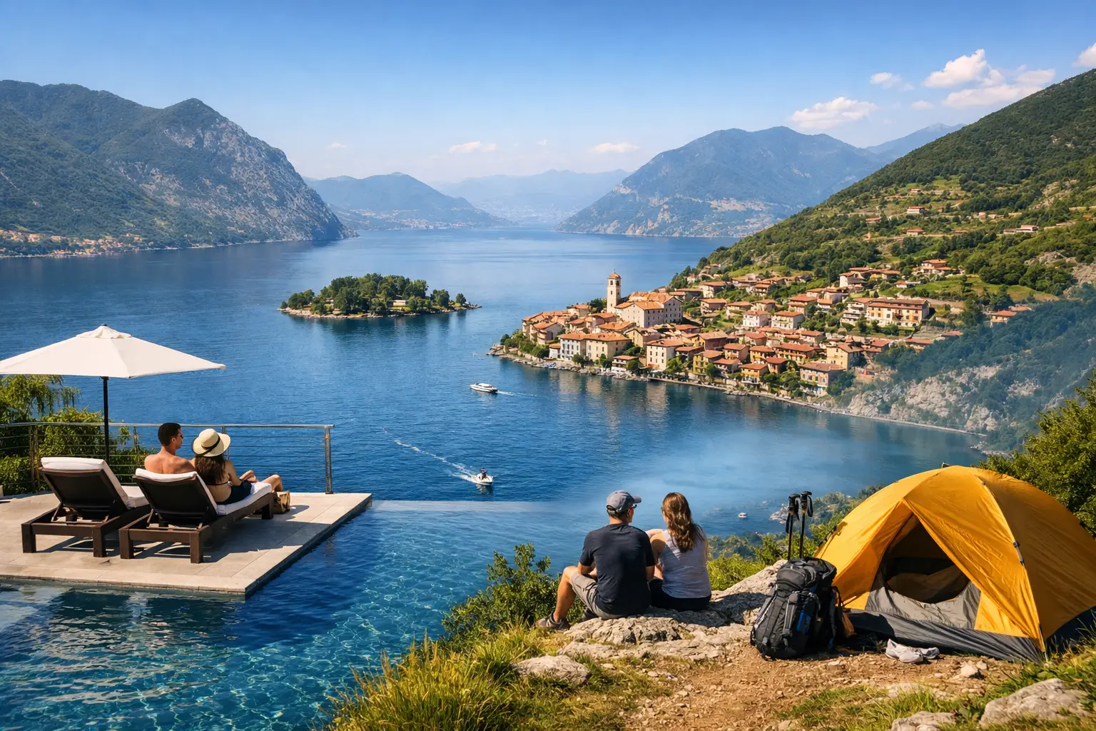 Où séjourner au lac d’Iseo selon votre voyage