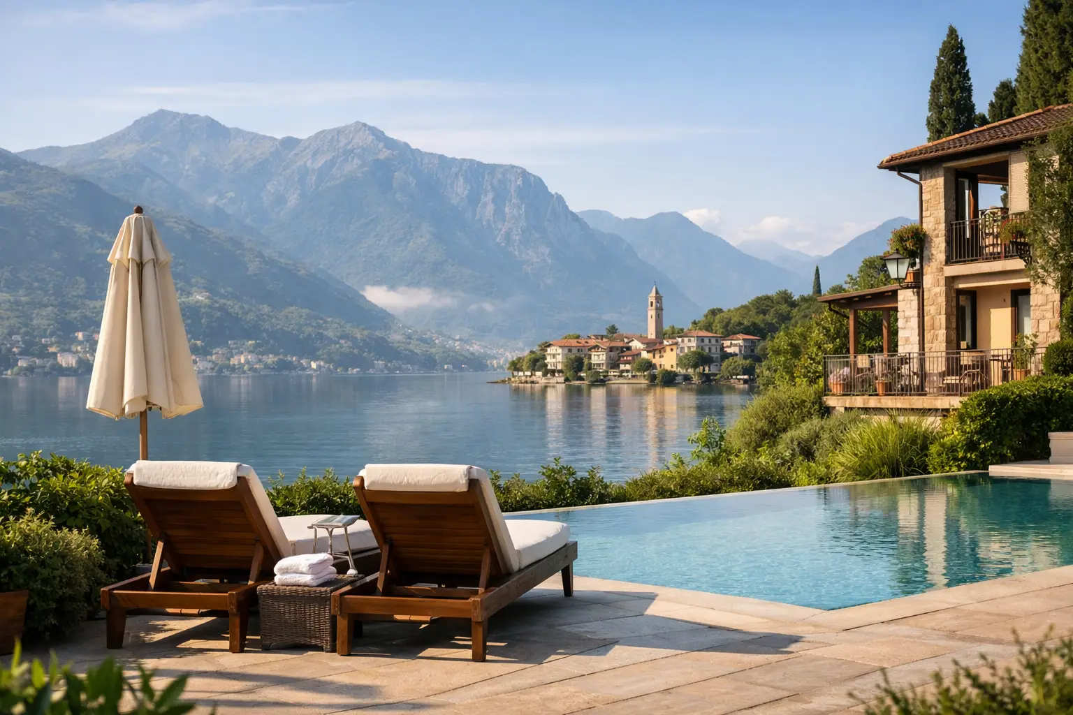 Ruhiges Hotel in der Lombardei finden