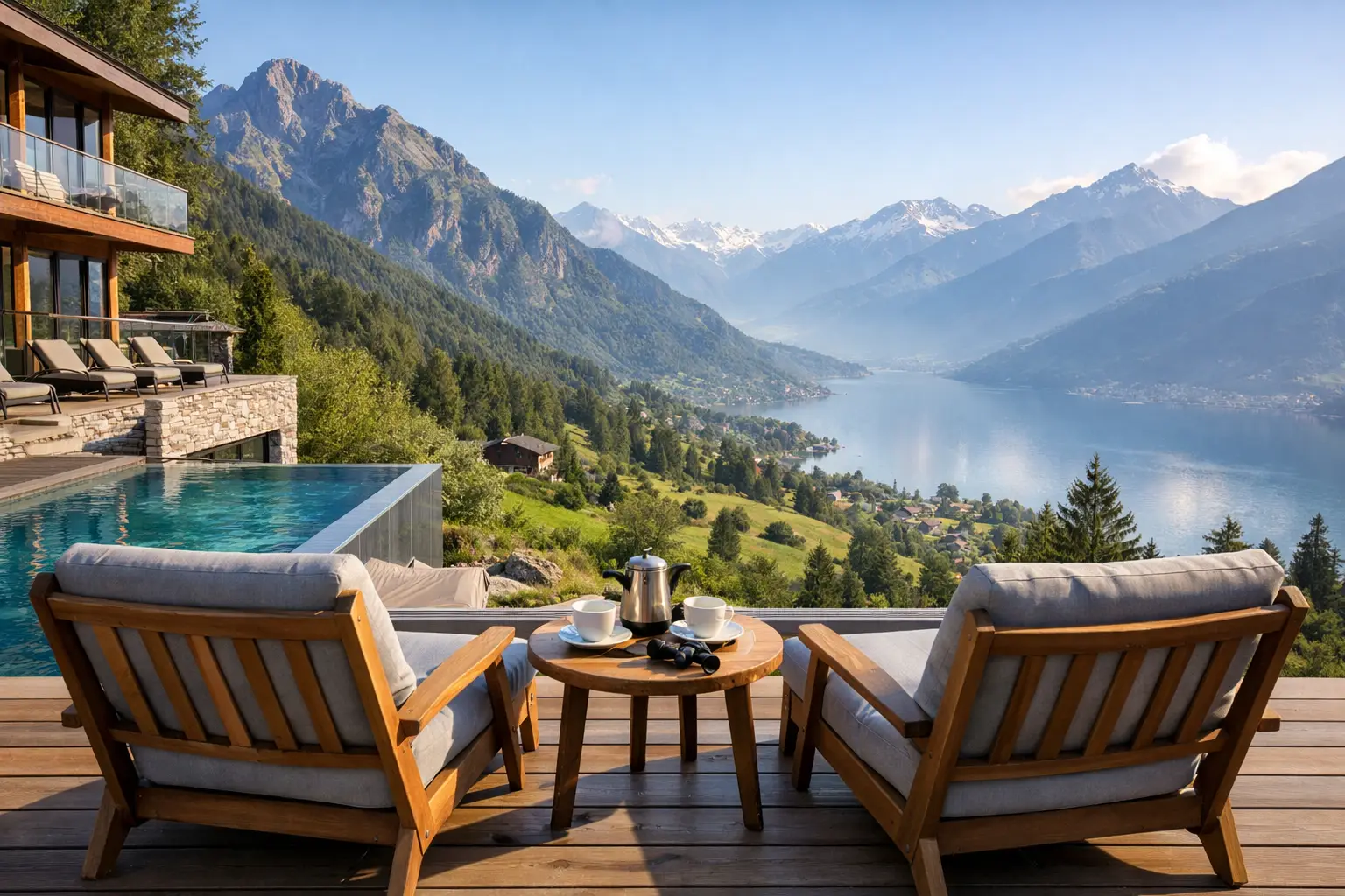 Wanderhotel Lombardei Natururlaub mit Aussicht
