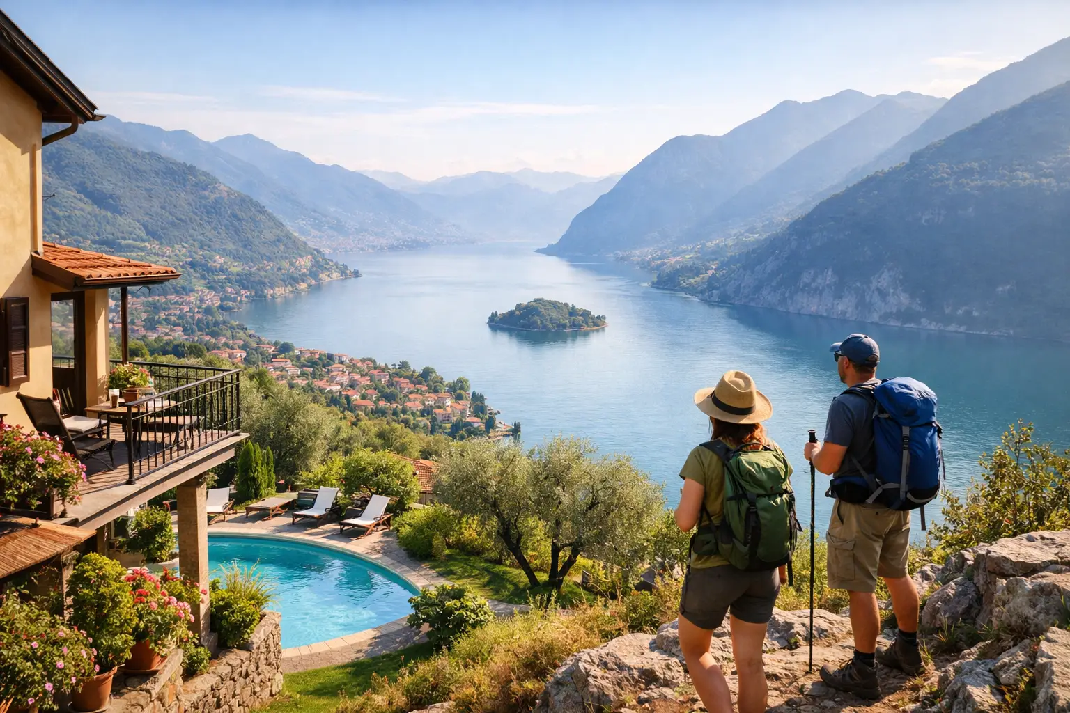Where to Stay for Lake Iseo Hiking