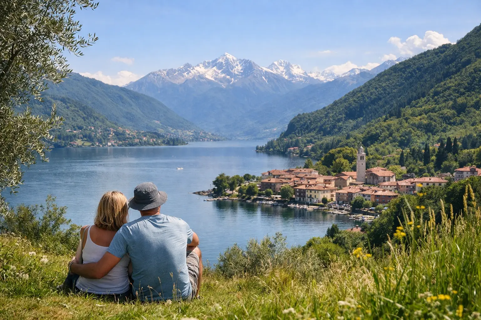 Erholungsurlaub in der Lombardei in der Natur
