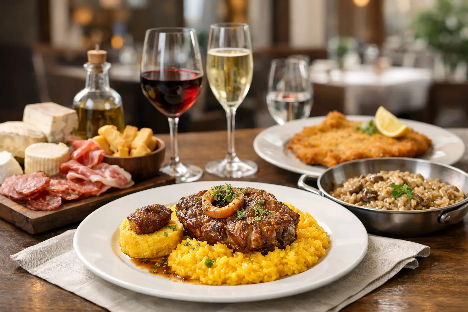 Regionale Küche Lombardei im Restaurant Hotel