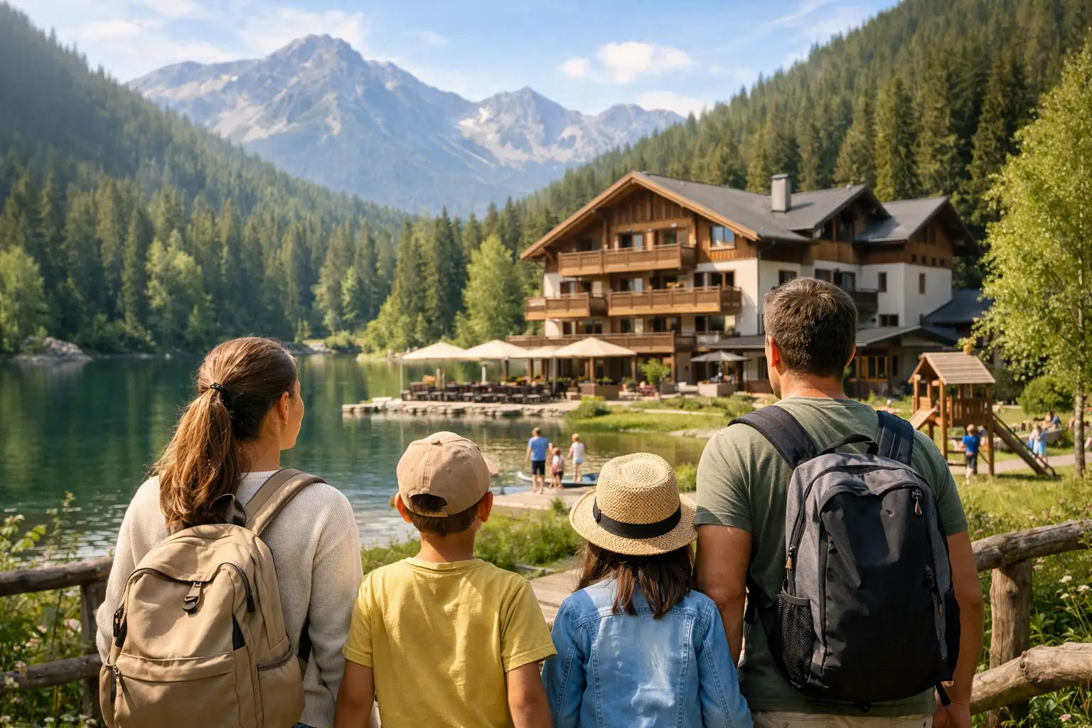 6 raisons de choisir un hôtel familial en nature